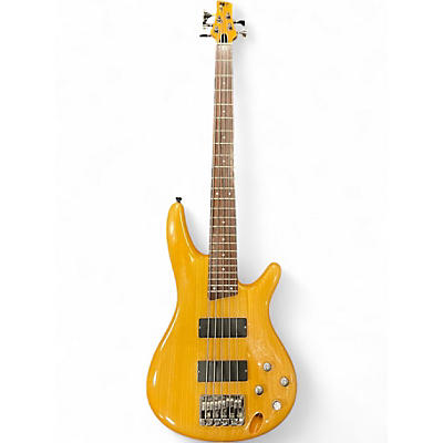 Used Ibanez SR405 5 String Natural Electric Bass Guitar