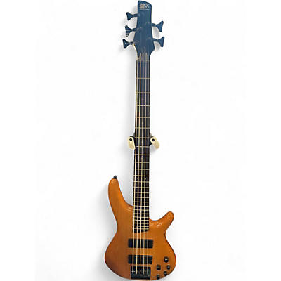 Used Ibanez SR405 5 String Natural Electric Bass Guitar