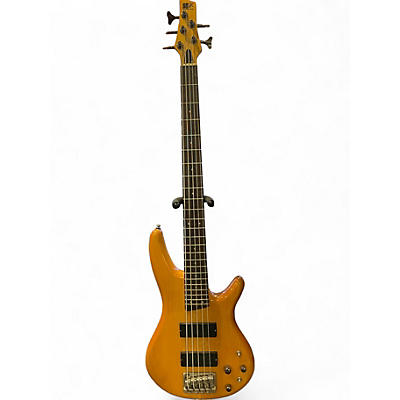 Used Ibanez SR405 5 String Natural Electric Bass Guitar