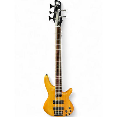 Used Ibanez SR405 5 String Natural Electric Bass Guitar