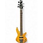 Used Ibanez SR405 5 String Natural Electric Bass Guitar Natural