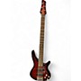 Used Ibanez SR405 5 String Quilted Sunburst Electric Bass Guitar Quilted Sunburst