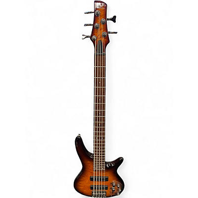 Used Ibanez SR405EGM quilted subburst Electric Bass Guitar