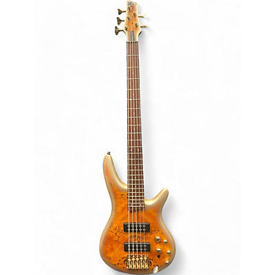 Used Ibanez SR405EPBDX Mars Gold Burst Electric Bass Guitar