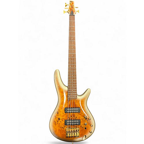 Used Ibanez SR405EPBDX Mars Gold Metallic Burst Electric Bass Guitar Mars Gold Metallic Burst