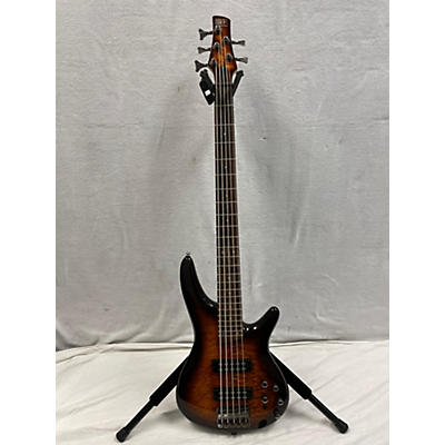 Ibanez Used Ibanez SR405EQM Dragon Eye Burst Electric Bass Guitar