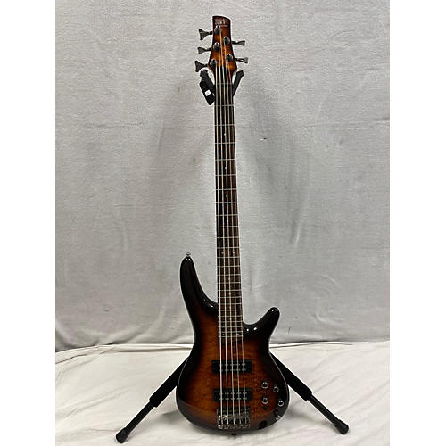 Ibanez Used Ibanez SR405EQM Dragon Eye Burst Electric Bass Guitar Dragon Eye Burst