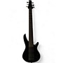 Used Ibanez SR406 Black Electric Bass Guitar Black