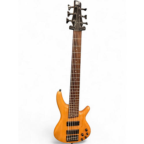 Used Ibanez SR406 NATURAL Electric Bass Guitar NATURAL