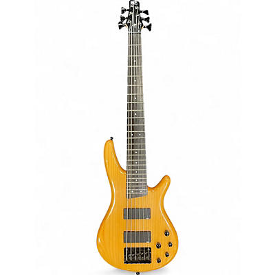 Used Ibanez SR406 Natural Electric Bass Guitar