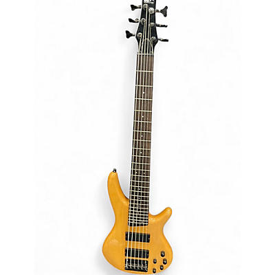 Used Ibanez SR406 natural Electric Bass Guitar