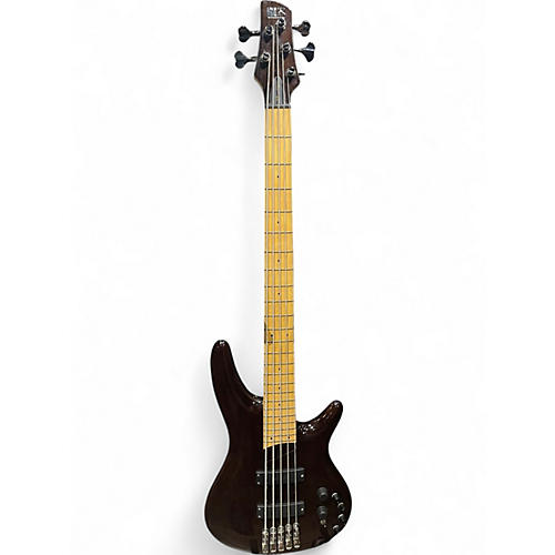 Used Ibanez SR4505 Prestige Walnut Electric Bass Guitar Walnut