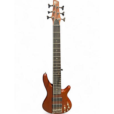 Used Ibanez SR496 Natural Electric Bass Guitar