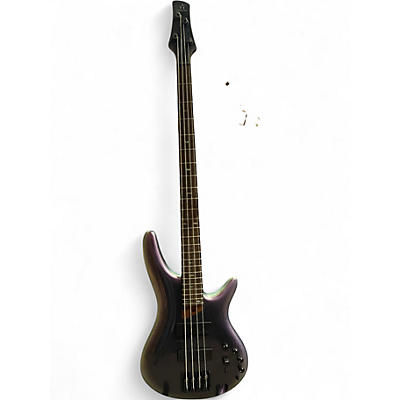 Used Ibanez SR500 Black Aurora Electric Bass Guitar
