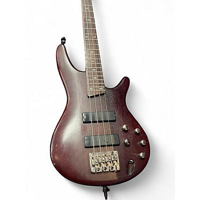 Used Ibanez SR500 Brown Electric Bass Guitar