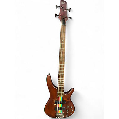 Used Ibanez SR500 Brown Electric Bass Guitar
