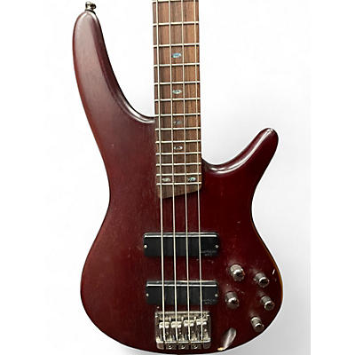 Used Ibanez SR500 DARK CHERRY Electric Bass Guitar