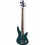 Used Ibanez SR500 Green Electric Bass Guitar Green