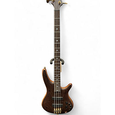 Used Ibanez SR5000 Wenge/Bubinga Oil Finish Electric Bass Guitar
