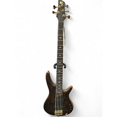 Used Ibanez SR5005E 5 String Prestige Mahogany Electric Bass Guitar