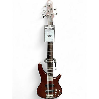 Used Ibanez SR505 5 String Antique Natural Electric Bass Guitar