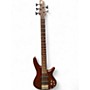 Used Ibanez SR505 5 String Brown Electric Bass Guitar Brown