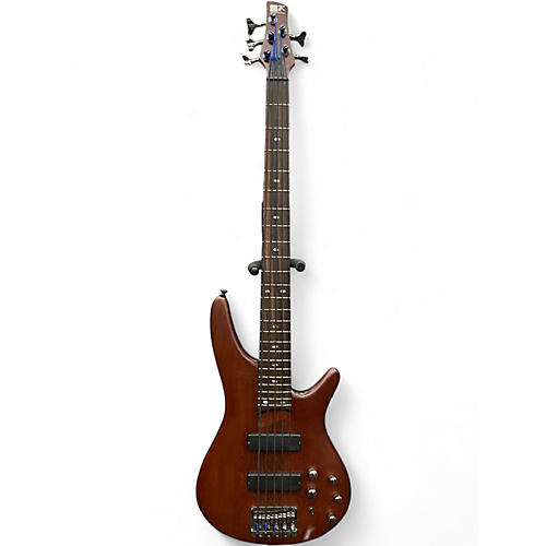 Used Ibanez SR505 5 String Brown Mahogany Electric Bass Guitar Brown Mahogany