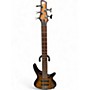 Used Ibanez SR505 5 String Brown Sunburst Electric Bass Guitar Brown Sunburst