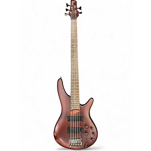 Ibanez Used Ibanez SR505 5 String CHERRY WOOD Electric Bass Guitar CHERRY WOOD