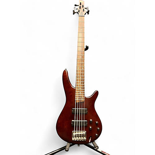 Ibanez Used Ibanez SR505 5 String Mahogany Electric Bass Guitar Mahogany