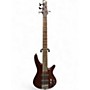 Used Ibanez SR505 5 String Natural Electric Bass Guitar Natural