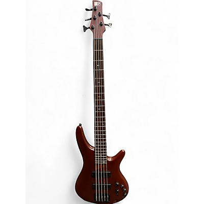 Used Ibanez SR505 5 String Natural Electric Bass Guitar