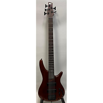 Ibanez Used Ibanez SR505 5 String Red Electric Bass Guitar