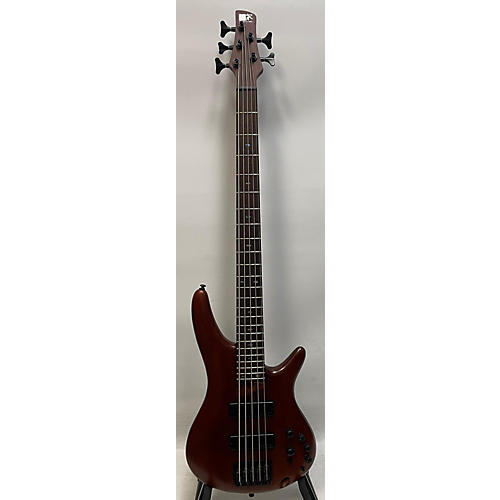 Ibanez Used Ibanez SR505 5 String Red Electric Bass Guitar Red