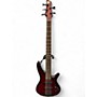 Used Ibanez SR505 5 String Satin Red Electric Bass Guitar Satin Red