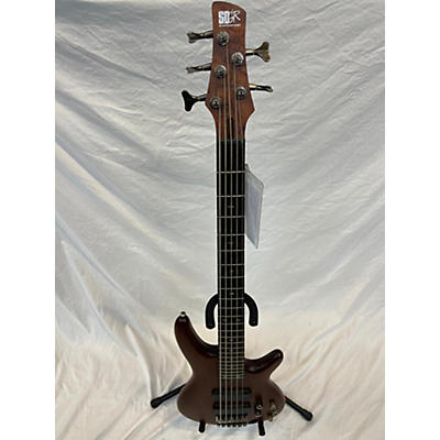 Ibanez Used Ibanez SR505 5 String Walnut Electric Bass Guitar