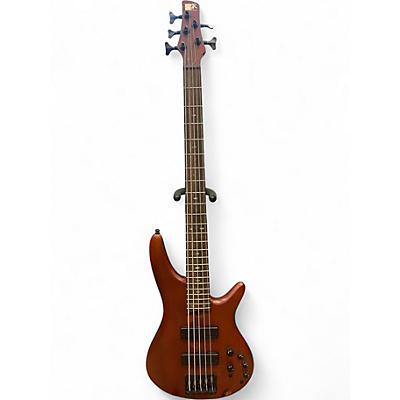 Used Ibanez SR505 5 String Walnut Electric Bass Guitar