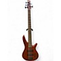 Used Ibanez SR505 5 String Walnut Electric Bass Guitar Walnut