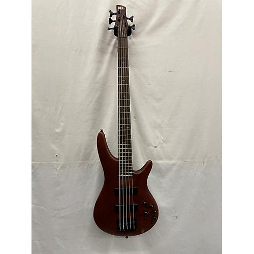 Ibanez Used Ibanez SR505E 5 String Brown Mahogany Electric Bass Guitar Brown Mahogany