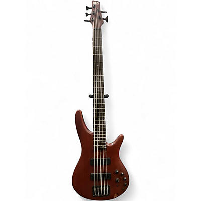 Used Ibanez SR505E Brown Electric Bass Guitar