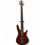 Used Ibanez SR505E Brown Electric Bass Guitar Brown