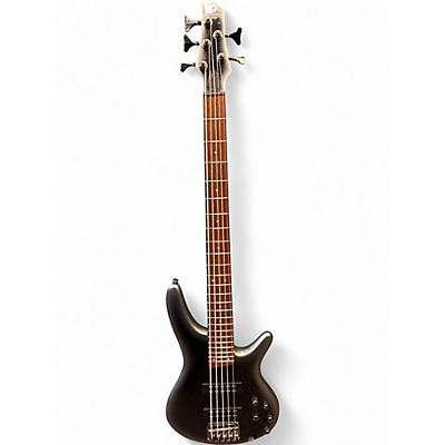 Used Ibanez SR505E Midnight Gray Burst Electric Bass Guitar