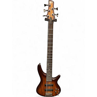 Used Ibanez SR505ZW 2 Tone Sunburst Electric Bass Guitar