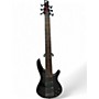 Used Ibanez SR506 6 String Black Electric Bass Guitar Black
