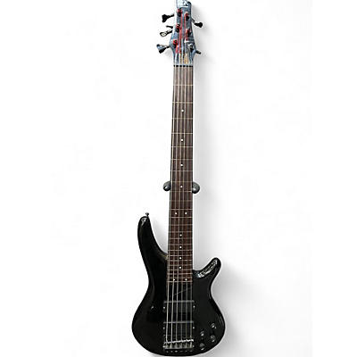 Used Ibanez SR506 6 String Black Electric Bass Guitar