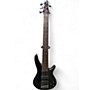 Used Ibanez SR506 6 String Black Electric Bass Guitar Black