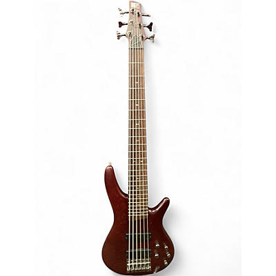 Used Ibanez SR506 6 String Mahogany Electric Bass Guitar