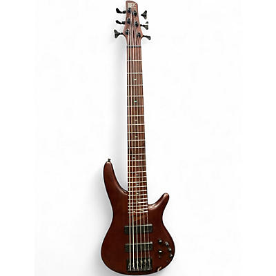 Used Ibanez SR506 6 String Mahogany Electric Bass Guitar