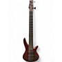 Used Ibanez SR506 6 String Natural Electric Bass Guitar Natural