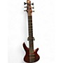 Used Ibanez SR506E 6 String Walnut Electric Bass Guitar Walnut